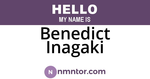 Benedict Inagaki