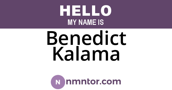 Benedict Kalama