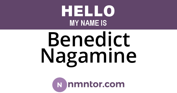 Benedict Nagamine