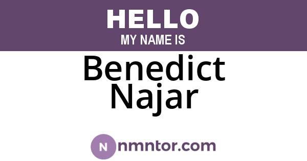 Benedict Najar