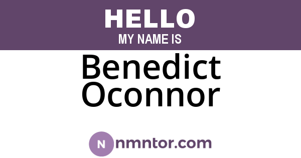 Benedict Oconnor