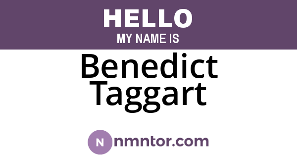 Benedict Taggart