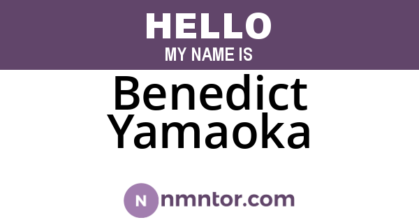 Benedict Yamaoka