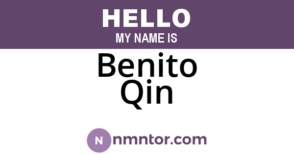 Benito Qin