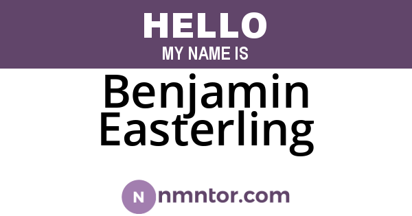 Benjamin Easterling