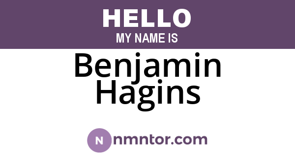 Benjamin Hagins