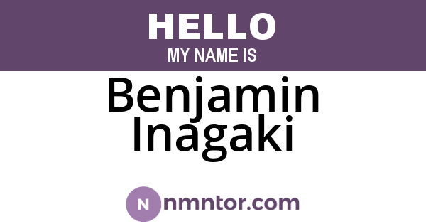 Benjamin Inagaki