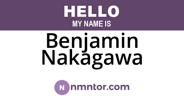 Benjamin Nakagawa
