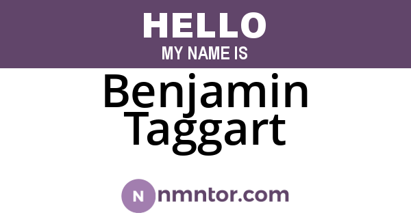 Benjamin Taggart