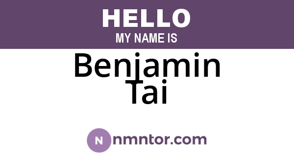 Benjamin Tai