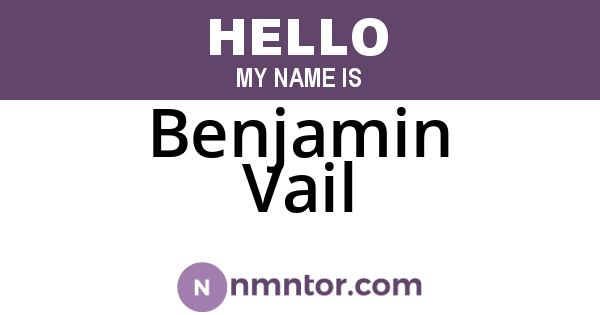 Benjamin Vail