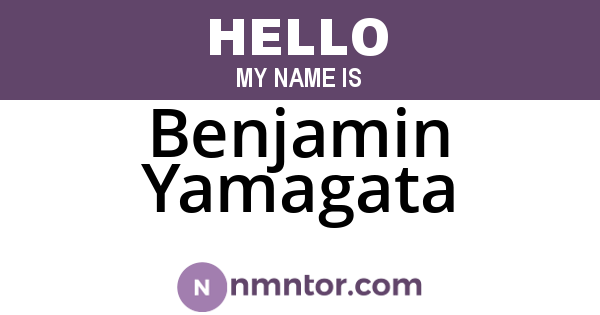Benjamin Yamagata