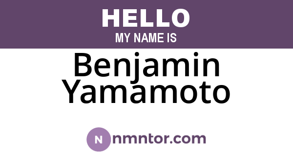 Benjamin Yamamoto