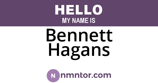 Bennett Hagans