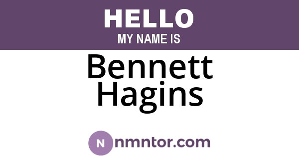 Bennett Hagins