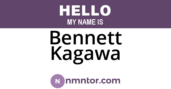 Bennett Kagawa