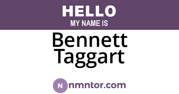 Bennett Taggart