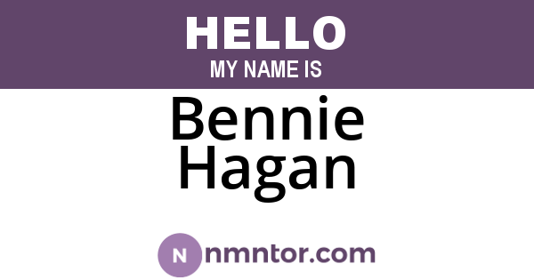Bennie Hagan