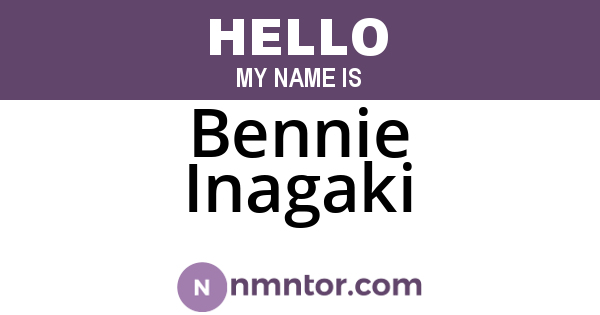 Bennie Inagaki