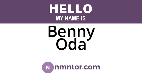 Benny Oda
