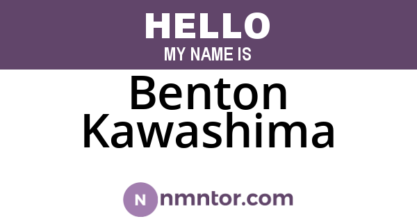 Benton Kawashima