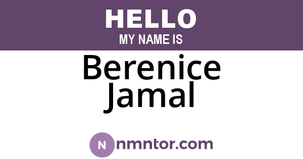 Berenice Jamal