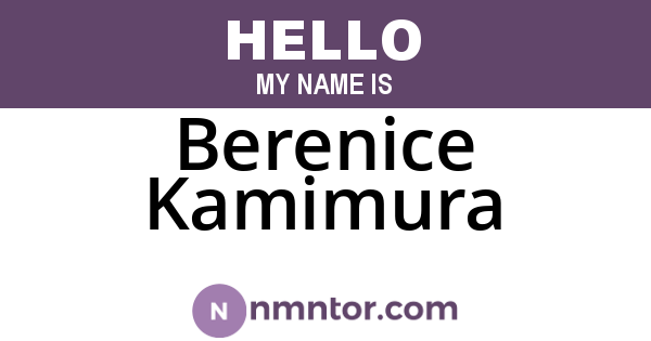 Berenice Kamimura
