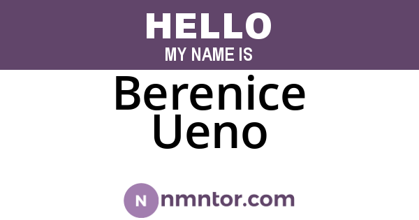 Berenice Ueno