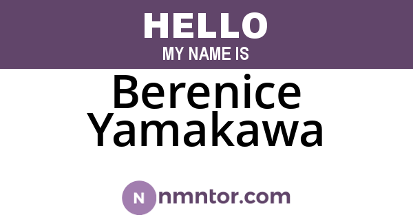 Berenice Yamakawa