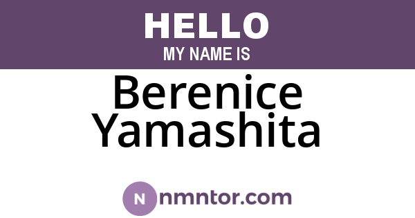 Berenice Yamashita