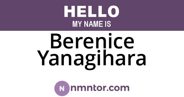 Berenice Yanagihara