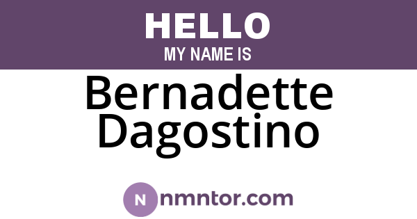 Bernadette Dagostino