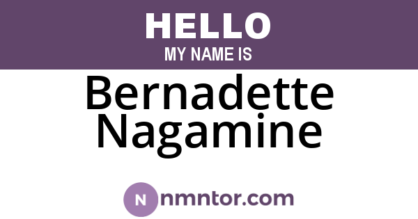 Bernadette Nagamine