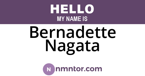 Bernadette Nagata