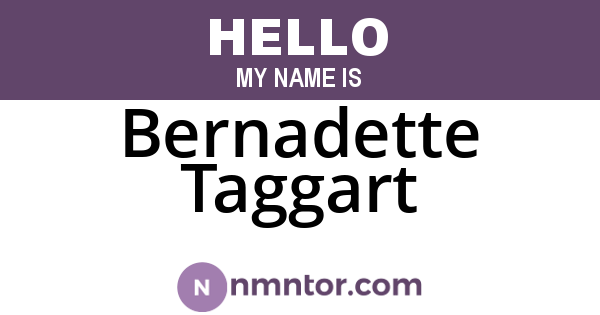 Bernadette Taggart