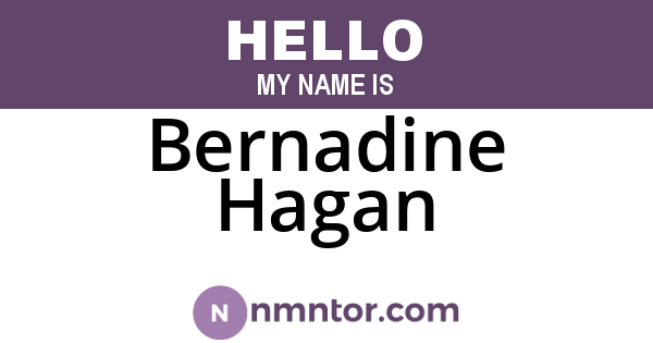 Bernadine Hagan