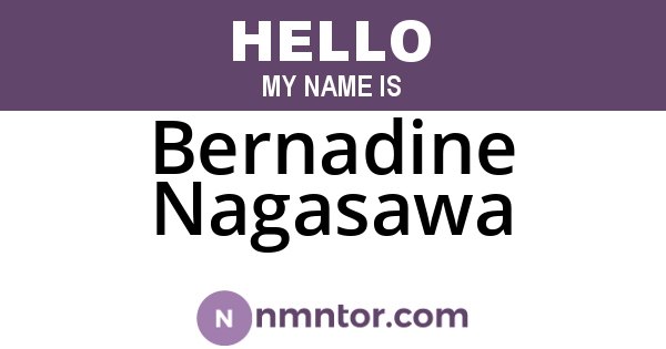 Bernadine Nagasawa