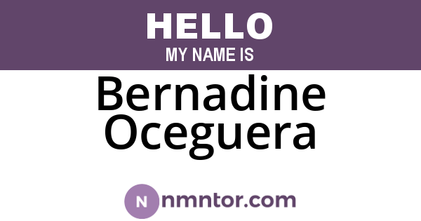 Bernadine Oceguera