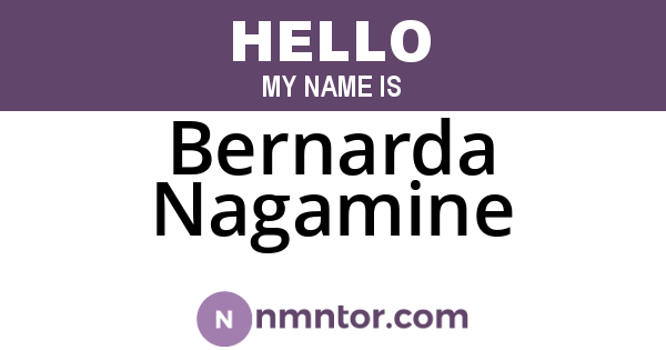 Bernarda Nagamine