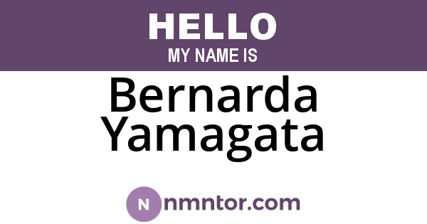Bernarda Yamagata