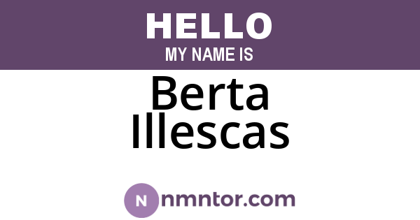 Berta Illescas