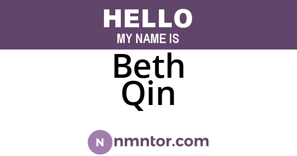 Beth Qin