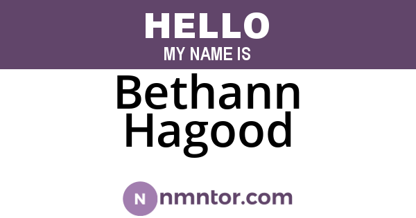 Bethann Hagood