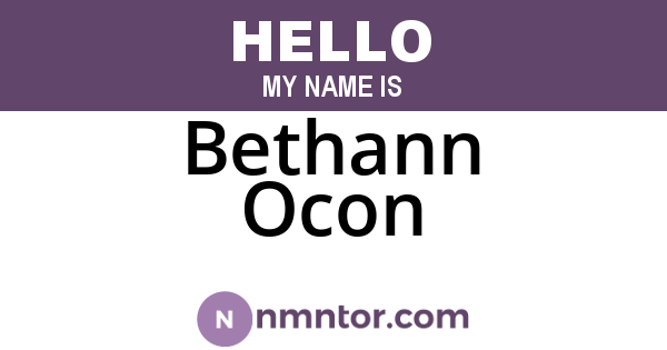 Bethann Ocon
