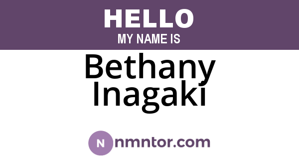 Bethany Inagaki