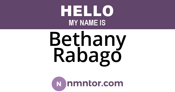 Bethany Rabago