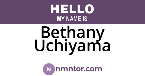 Bethany Uchiyama