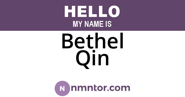 Bethel Qin