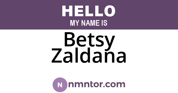 Betsy Zaldana