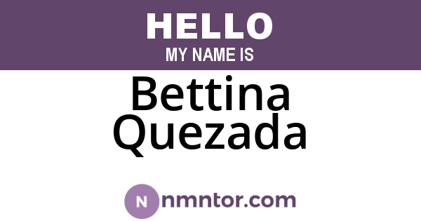 Bettina Quezada